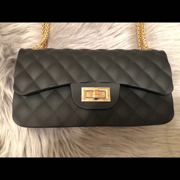 Cute black clutch bag - Picture 3 of 4